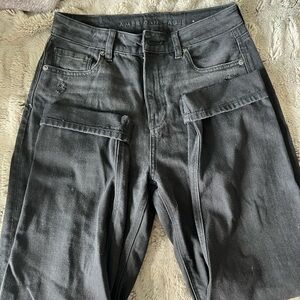 American Eagle Outfitters Black Relaxed Jeans